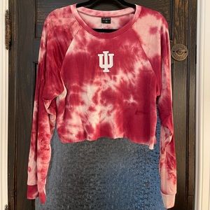 Cropped Indiana Hoosiers Long Sleeve